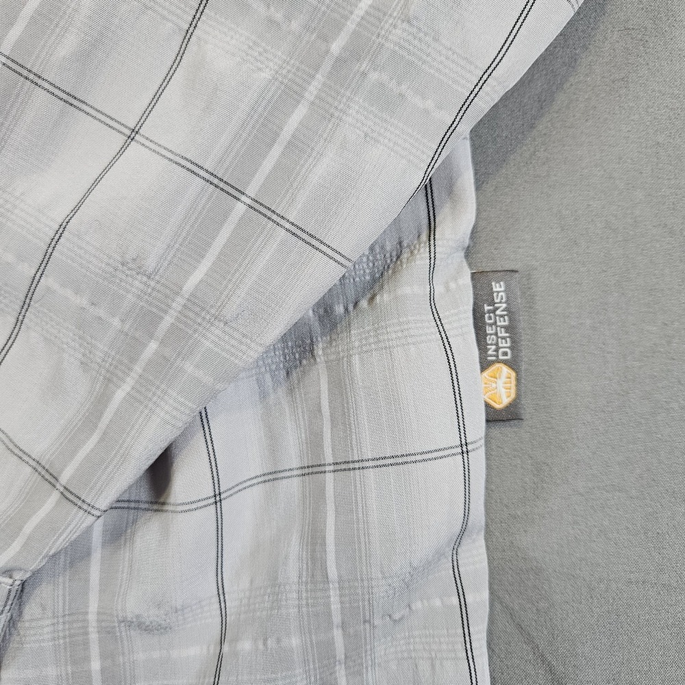 Cabelas XPG Shirt Mens 2XL Grey Outdoor Fishing Hiking XPG Insect Defense - Picture 8 of 15